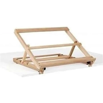 Image of Daler Rowney Lincoln Lightweight Table Easel, 20.27 x 16.53 3.15in, 100% Beechwood, Able to Store Flat, Ideal for Watercolour &amp; Oil Artists Students