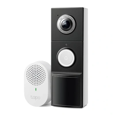 Image of Tapo TP Link D235 Wi Fi Security Camera, 2K HD Resolution, 360 Degree Rotation with Tilt, Color Night Vision, Two Way Audio, Motion Detection, IP65 Waterproof