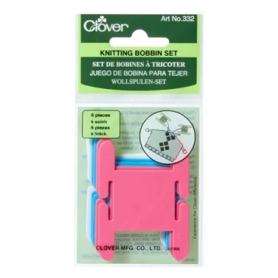 Image of clover Knitting Bobbin Set, 1, Pink
