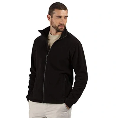 Image of Professional Black Recycled Fleece Jacket (l) Regatta