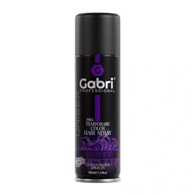 Image of Gabri Professional Pro Temporary Colour Hair Spray Violet, 150ml