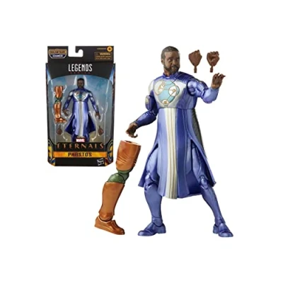 Image of Hasbro Marvel Legends Series The Eternals 15 cm Action Figure Toy Phastos, Includes 2 Accessories, Ages 4 and Up