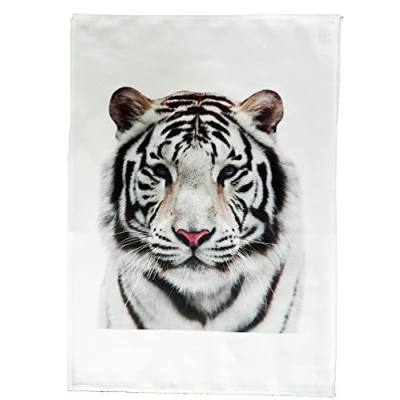 Image of Half a Donkey The Big White Tiger Large Cotton Tea Towel