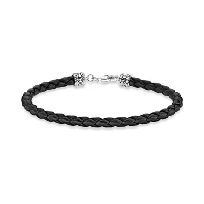 Image of THOMAS SABO Ladies Oxidised Silver Other form Cubic Zirconia bracelet A2011 682 11 L19