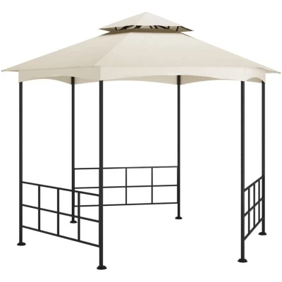 Image of vidaXL Gazebo with Sidewalls 3.1x2.7 m Cream