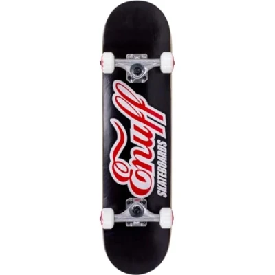 Image of Enuff Skateboards Classic Logo Skateboard, Adult Unisex, Black (Black), 7.75&quot;