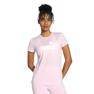 Image of Puma LOGO Heather TEE Sports Tshirt, Women&#039;s, Size: XL, Grape mist