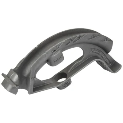Image of Klein Tools 51610 Iron Conduit Bender Head, for 1 Inch EMT or 3/4 Rigid IMC, use with Angle Setter (Cat. No. 51613)