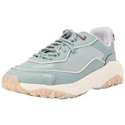 Image of HUGO Men&#039;s GO1ST_nyrippu Running, Open Grey, 5.5 UK
