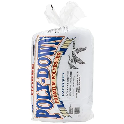 Image of Hobbs Polydown: 120 x 120in (King), Fabric, White