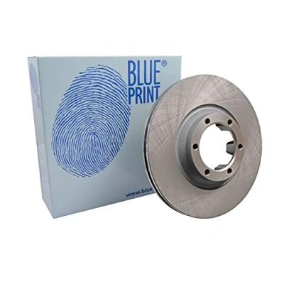 Image of HB403101 Brake disc BLUE PRINT ADC44318 Front Axle 277mm 22mm 6 Hole 108mm internally vented Coated MITSUBISHI: PAJERO 2, 1 Canvas Top