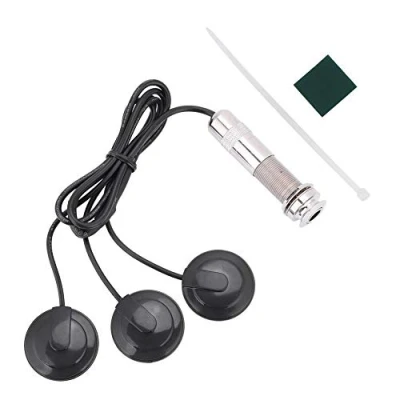 Image of Dilwe Guitar Pickup, Piezo Pickup Transducer for Acoustic Ukulele Mandolin Instruments