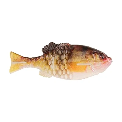 Image of Berkley Powerbait Gilly Fishing Soft Bait, HD Yellow Perch, 90mm