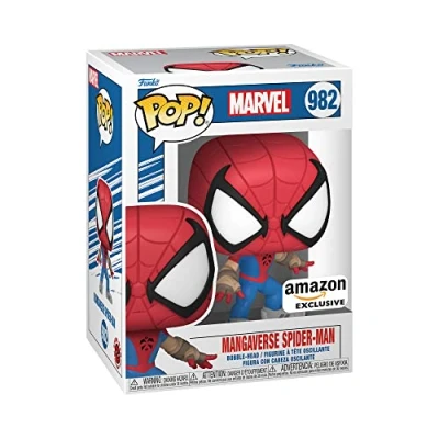 Image of Funko Pop! Marvel: Year Of the Spider Mangaverse Man Marvel Comics Amazon Exclusive Collectable Vinyl Figure Gift Idea Official Merchandise Toys for Kids &amp; Adults