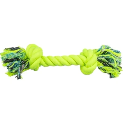 Image of TRIXIE Play Rope for Dogs, 3273, Lime, Cotton/Polyester, 37 cm, Fetching and Tug of War