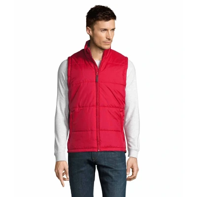 Image of SOLS Warm Unisex Padded Bodywarmer Jacket (Red) Size Large
