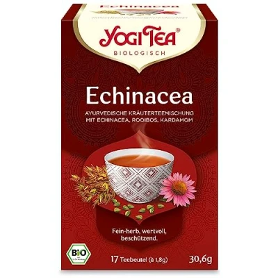 Image of YOGI TEAS AYURVEDIC Organic Ancient Herbal Formula Echinacea R 17bags (PACK OF 1)