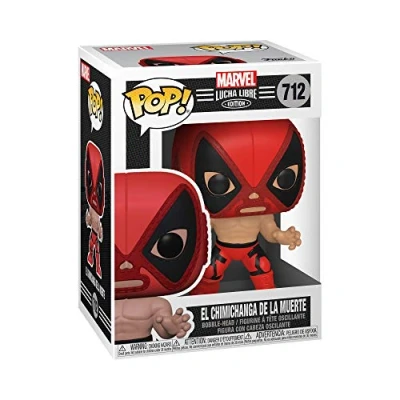 Image of Funko Marvel Luchadores Deadpool Comics Collectable Vinyl Figure Gift Idea Official Merchandise Toys for Kids &amp; Adults Comic Books Fans Model Collectors and Display