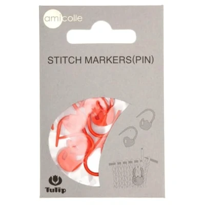 Image of Tulip Stitch Markers, Orange, One Size