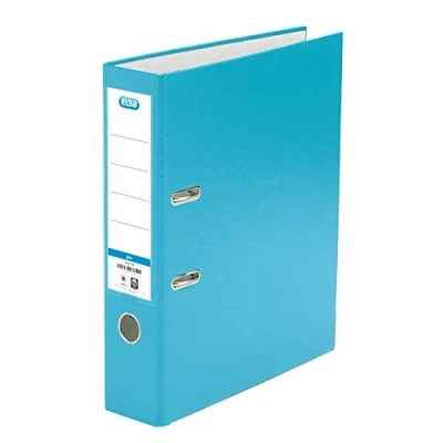 Image of Elba Rado Top Lever Covered in Polypropylene/Paper, fº, L80 mm, Turquoise