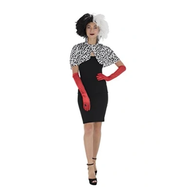 Image of Zac&#039;s Alter Ego Fancy Dress/Halloween 3 Piece Instant Dalmation Dog Lady Set World Book Day Dress
