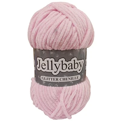 Image of Cygnet Jellybaby Glitter Chenille Chunky Knitting Yarn (Fairydust 014)