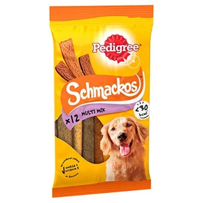 Image of Pedigree Schmackos Multimix (12 Pieces) Box of 18