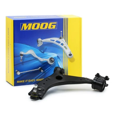 Image of 1420858, 1488111, 1570285, 31201181, 31262039 Suspension Arm MOOG VV WP 4871 with rubber mount Front Axle Left Control 21mm VOLVO: S40 II, V50
