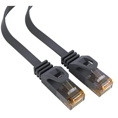 Image of mumbi LAN Cable 1.5 m CAT 6 Network Flat CAT6 Ethernet Patch RJ45 Black