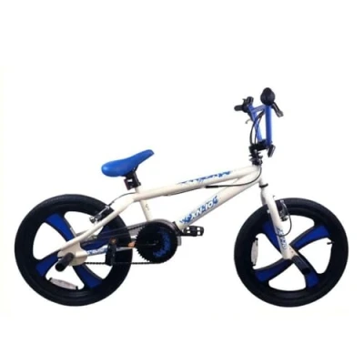 Image of XN 10 20 BMX Unisex Freestyle Stunt Bike 20in White/Blue