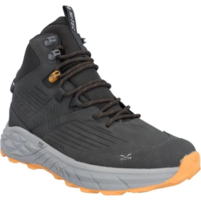 Image of Hi Tec Men&#039;s Fuse Trek Mid Hiking Boots, Chocolate, 8 UK