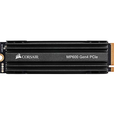 Image of Corsair MP600 500GB M.2 NVMe PCIe x4 Gen4 SSD (Sequential Read Speeds of up to 4,950 MB/s and Write 2,500 MB/s) Black