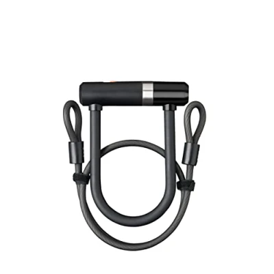 Image of AXA Newton U Lock Mini Cable Black, 150mm x 14mm