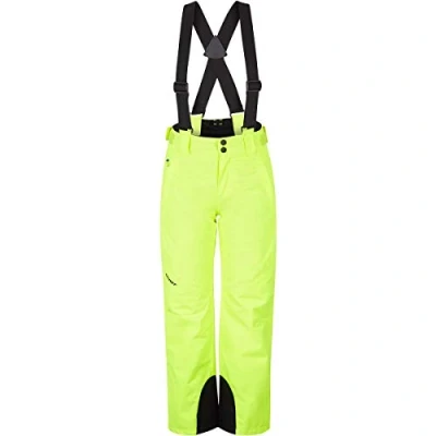 Image of Ziener Arisu Children&#039;s ski Trousers Waterproof Windproof warm, Children&#039;s, trousers, winter waterproof, windproof, 207914, poison yellow, 152 (EU)