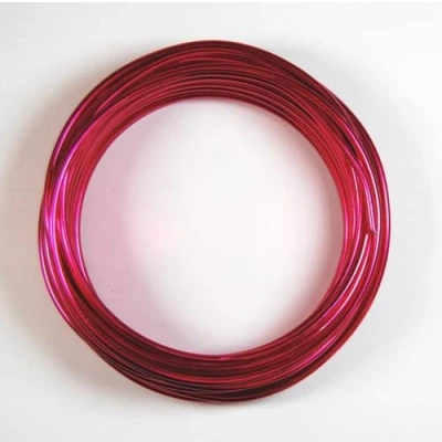 Image of celloexpress Aluminium Craft Wire 3mm x 10m (Diameter Length) 9 Guage (Cerise)