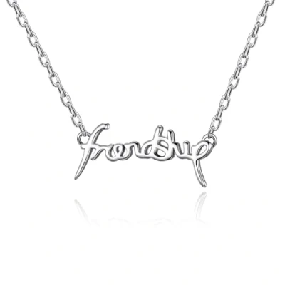 Image of Philip Jones Silver Plated Friendship Necklace