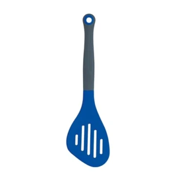 Image of Colourworks Multi Fish Slice / Slotted Turner, Silicone, Blueberry, 28 cm