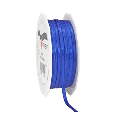Image of C.E. Pattberg SATIN royal blue gift ribbon, 55 yards for Wrapping Gifts, 0.12 inches width, Ribbon Decorating &amp; Crafting, Decorative every occasion