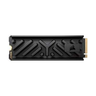 Image of Corsair MP700 ELITE 2TB PCIe 5.0 x4 NVMe M.2 SSD Included Aluminium Heatsink Up to 10,000MB/sec High Density 3D TLC NAND 2280 DirectStorage Compatible Black