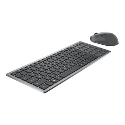 Image of Dell Multi Device Wireless Keyboard and Mouse Combo KM7120W Tastatur und Maus Set UK QWERTY T