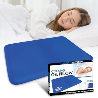 Image of Albert Austin Sleeping Cool Mat Multifunctional Cooling Pad Leakproof Cold Pillow Comfortable Gel Memory Foam for Headache Night Sweats Fever Relief (Blue,1 Pack)