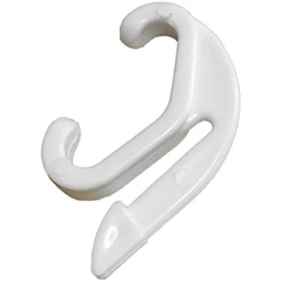 Image of Fort Fasteners Curtain Rail Gliders To Fit Swish Valance Track White Midi 6