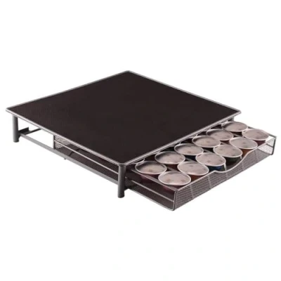 Image of Neo Coffee Machine Stand &amp; Capsule Pod Storage Holder Drawer for Nespresso Vertuo