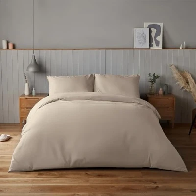 Image of Silentnight Supersoft Duvet Set, Natural, King