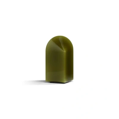 Image of HAY Parade LED table lamp moss green height 24 cm