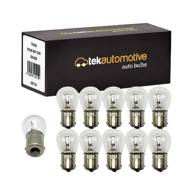 Image of Tek Automotive 241 P21W 24V Bulbs for Lorry Brake Tail Indicator Reverse Fog Light 21W BA15S Truck Bulb Box of 10