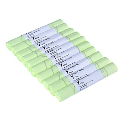 Image of The Caddy Company 7 Litre (7L) Compostable Bin Liners, 250 Bags
