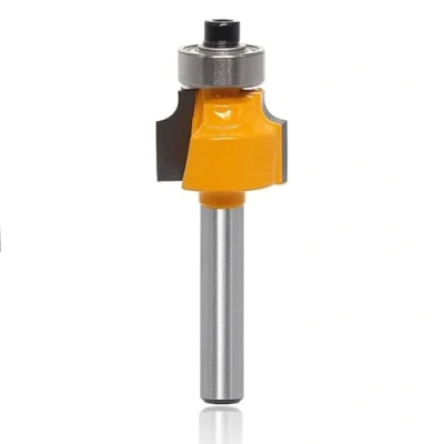 Image of Round Over Router Bits 1/4 Inch Shank,Radius 1/8&quot; Roundover Beading Bit, Corner Rounding Edge Forming, Edging Bits, by Akylin