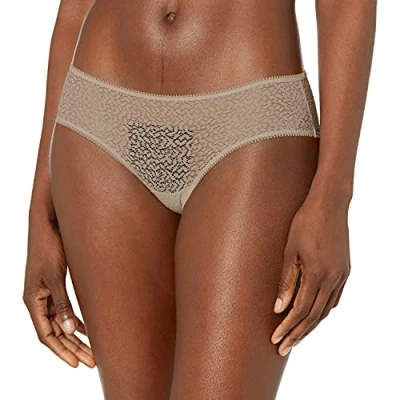 Image of DKNY Women&#039;s Modern Lace Hipster Panties, Champagne, M