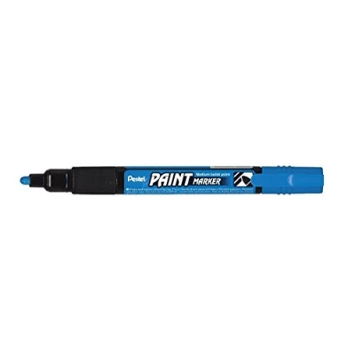 Image of Pentel 4.0mm Bullet Point Paint Marker with Cellulose Based Permanent Vivid Colours Blue